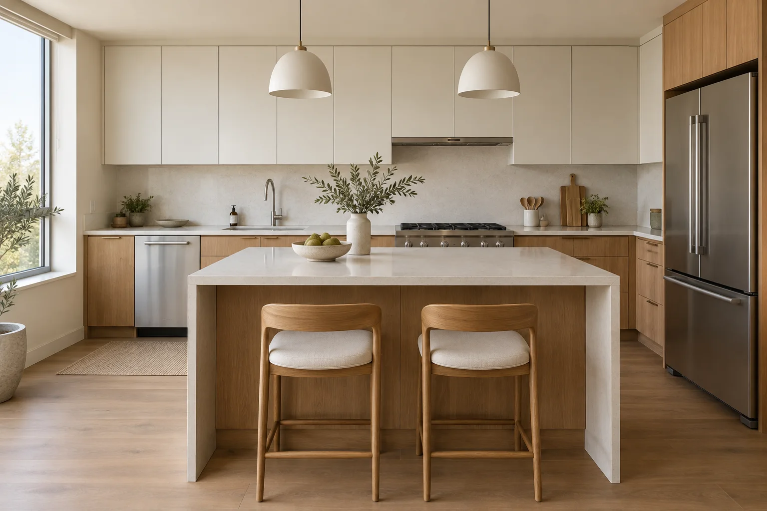 kitchen — AI-generated illustration, not an actual unit photograph