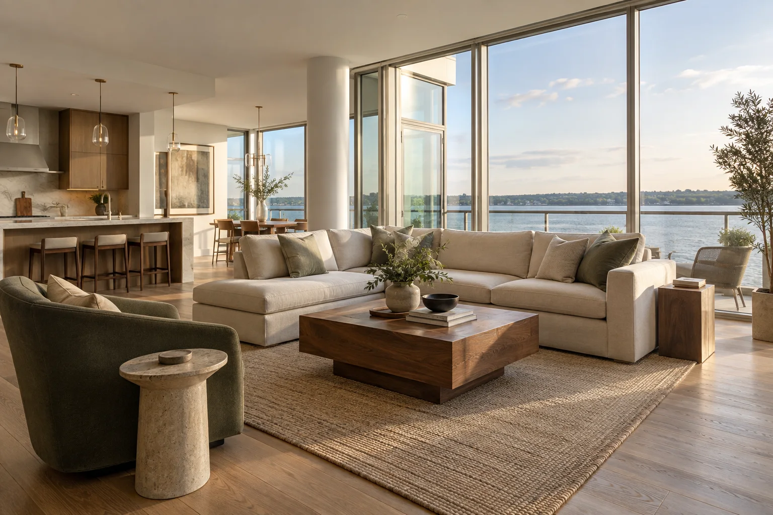 Riverlight Residences 18B — A bright corner residence by the water